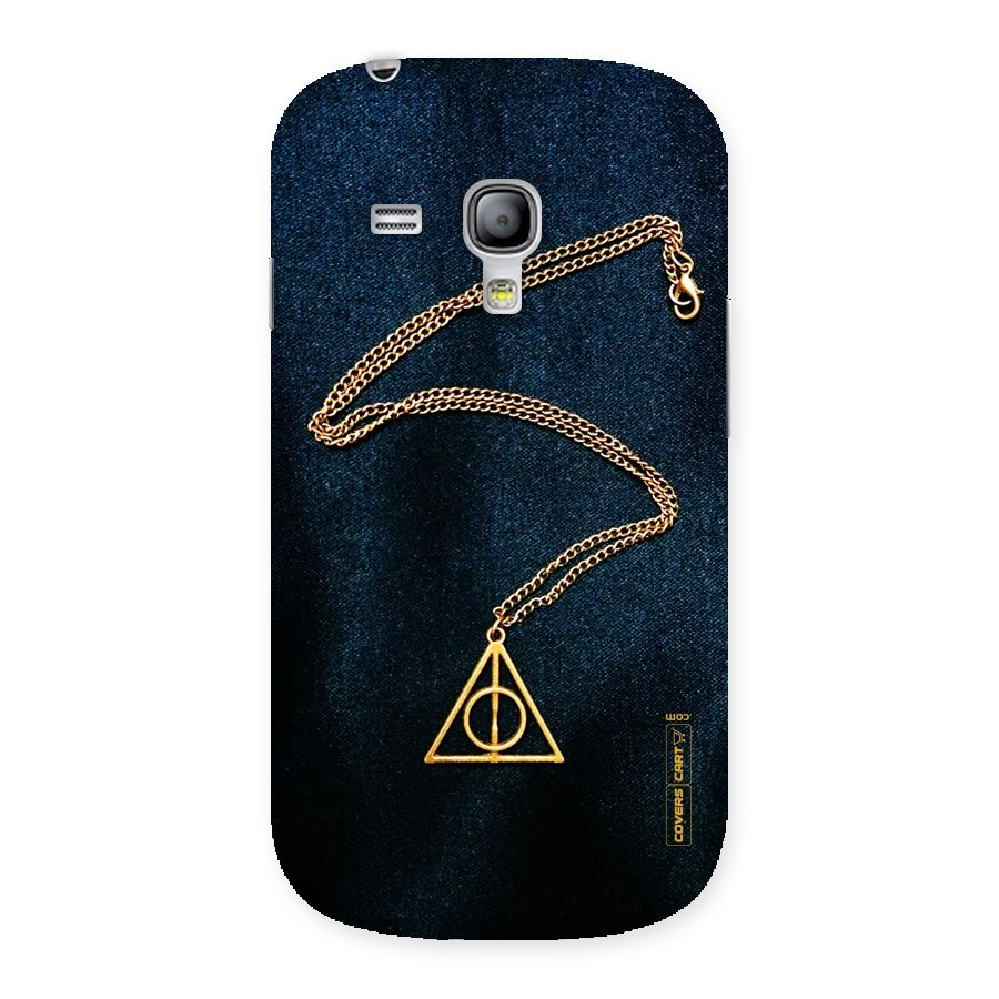 Golden Chain Back Case for Galaxy S3 Mini