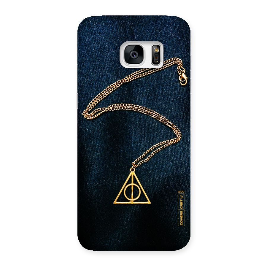 Golden Chain Back Case for Galaxy S7 Edge