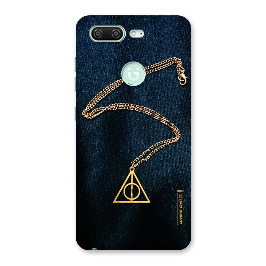 Golden Chain Back Case for Gionee S10