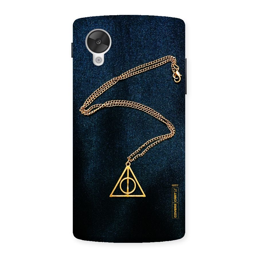 Golden Chain Back Case for Google Nexsus 5