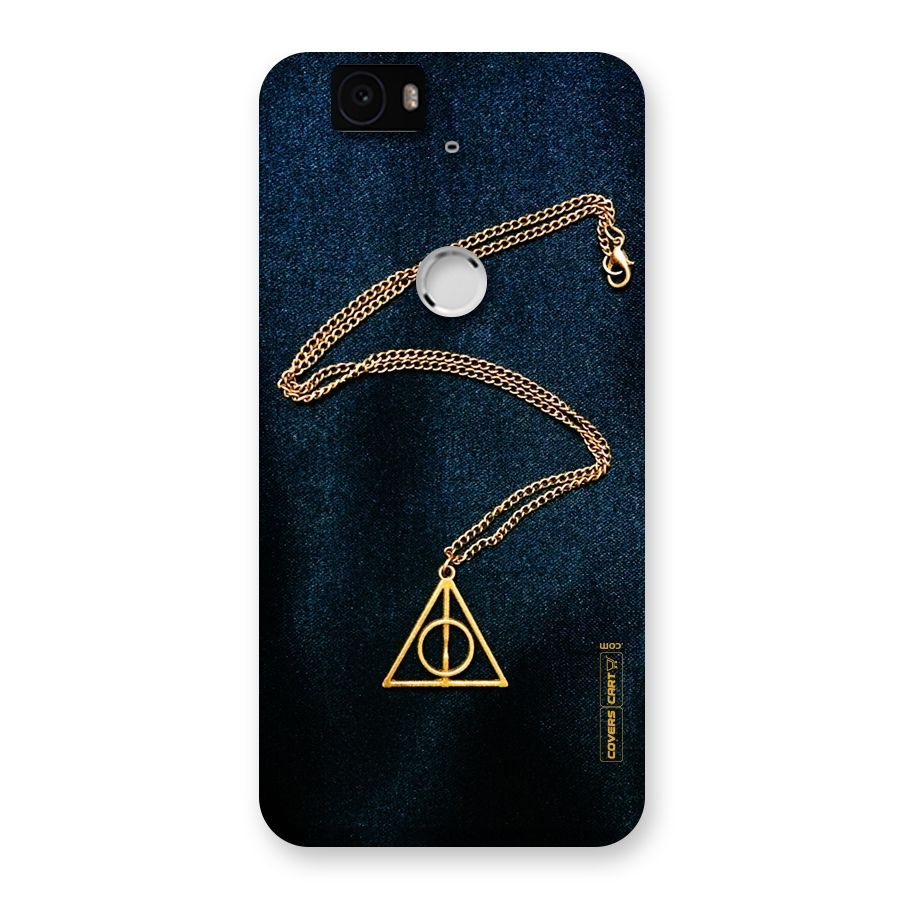 Golden Chain Back Case for Google Nexus-6P