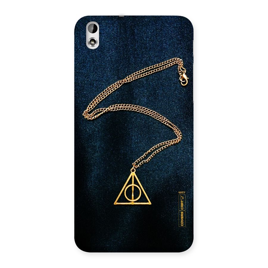 Golden Chain Back Case for HTC Desire 816g