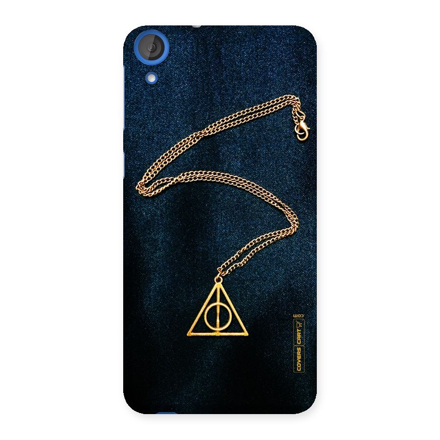 Golden Chain Back Case for HTC Desire 820