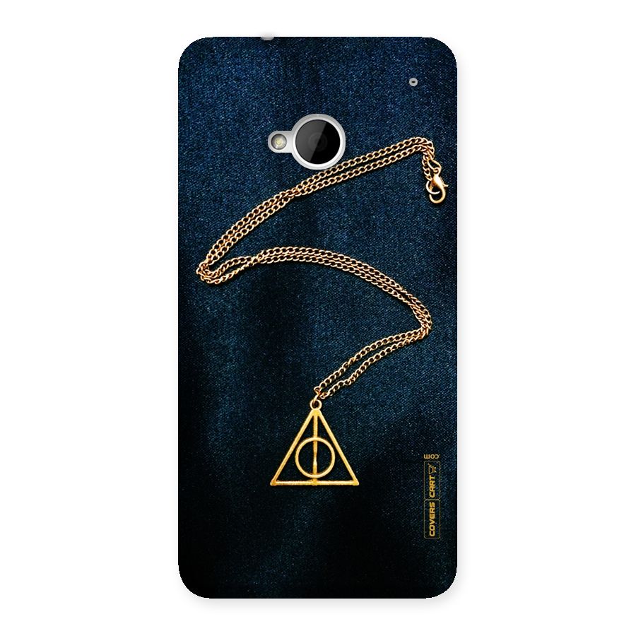 Golden Chain Back Case for HTC One M7