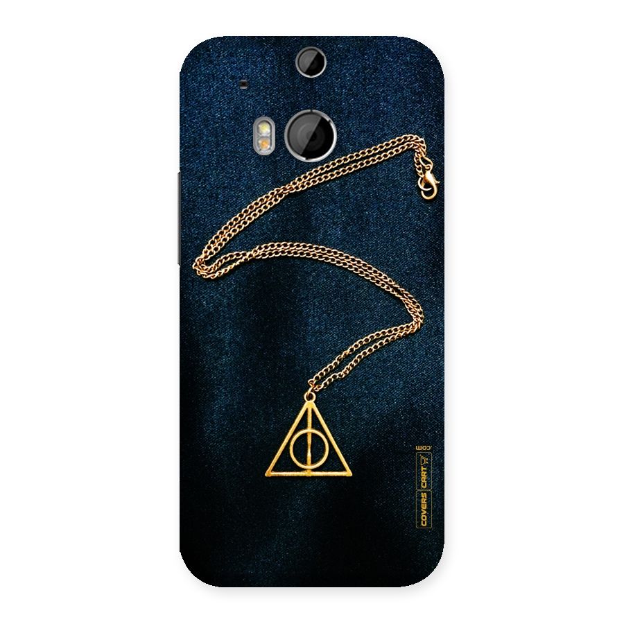 Golden Chain Back Case for HTC One M8