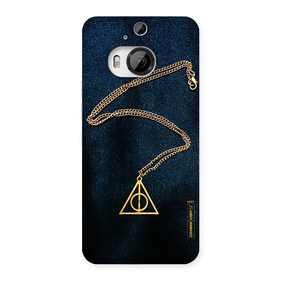 Golden Chain Back Case for HTC One M9 Plus