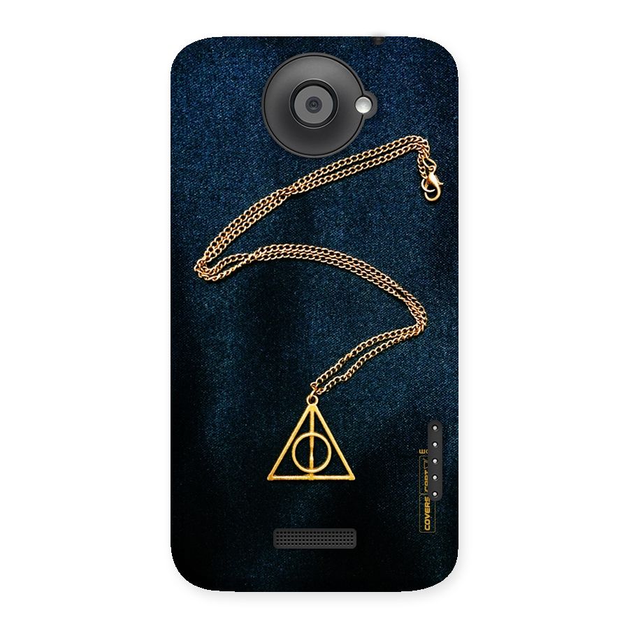 Golden Chain Back Case for HTC One X