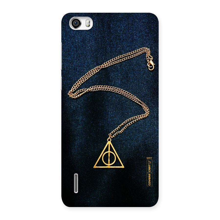Golden Chain Back Case for Honor 6