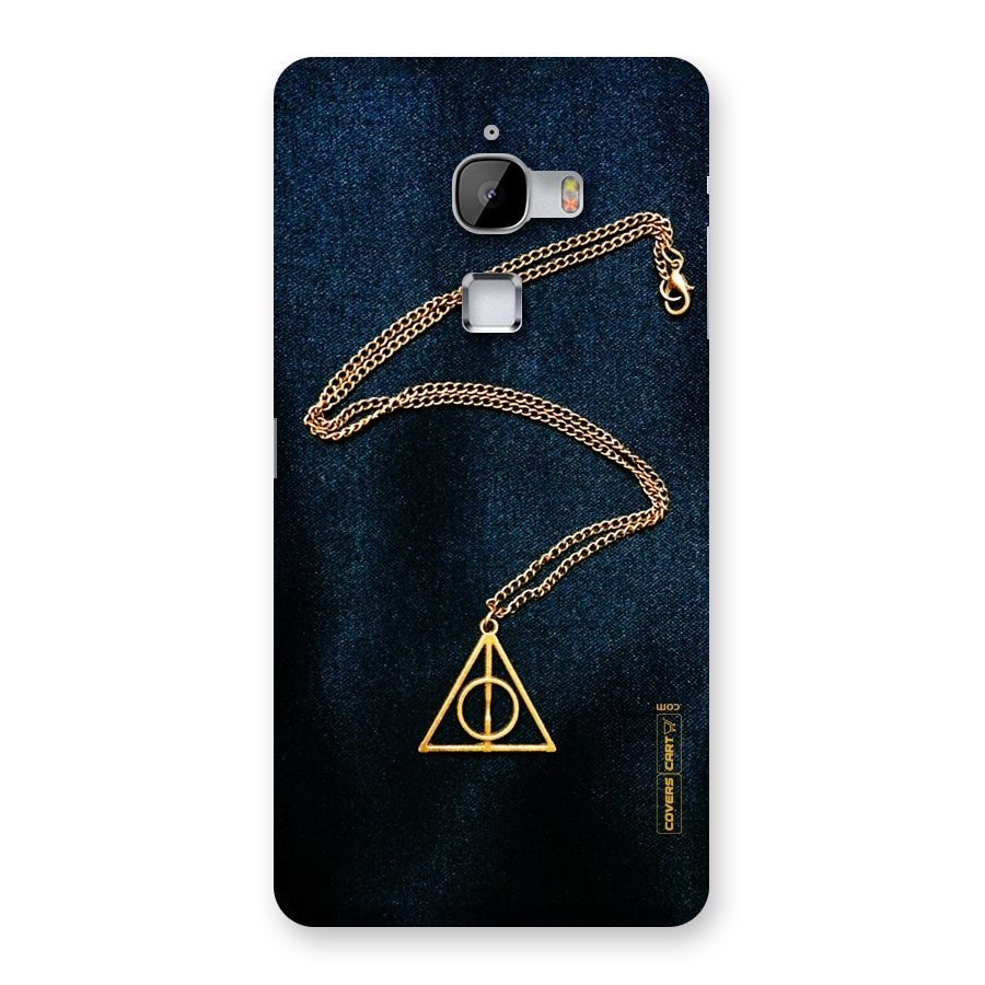 Golden Chain Back Case for LeTv Le Max