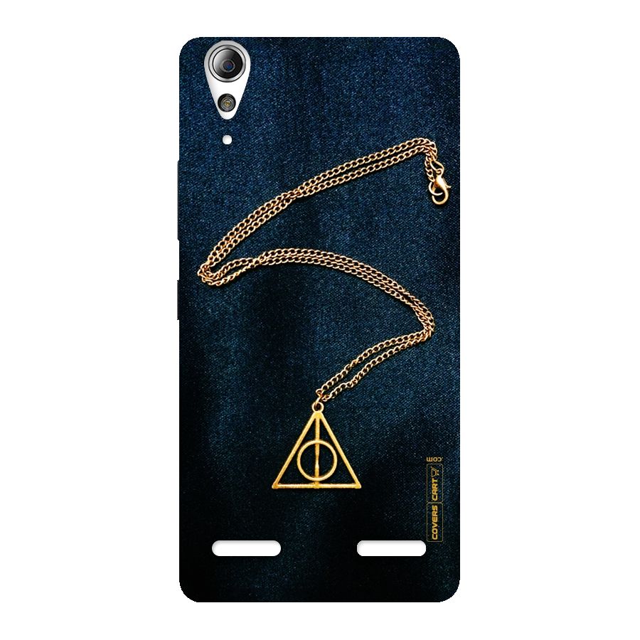 Golden Chain Back Case for Lenovo A6000