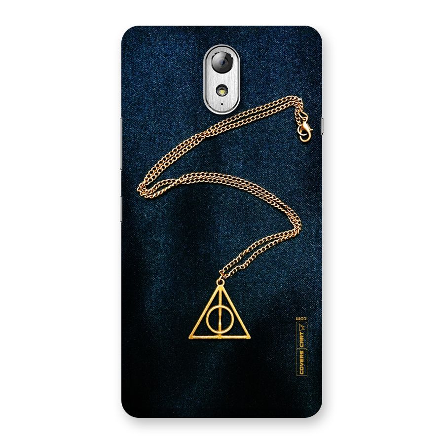Golden Chain Back Case for Lenovo Vibe P1M