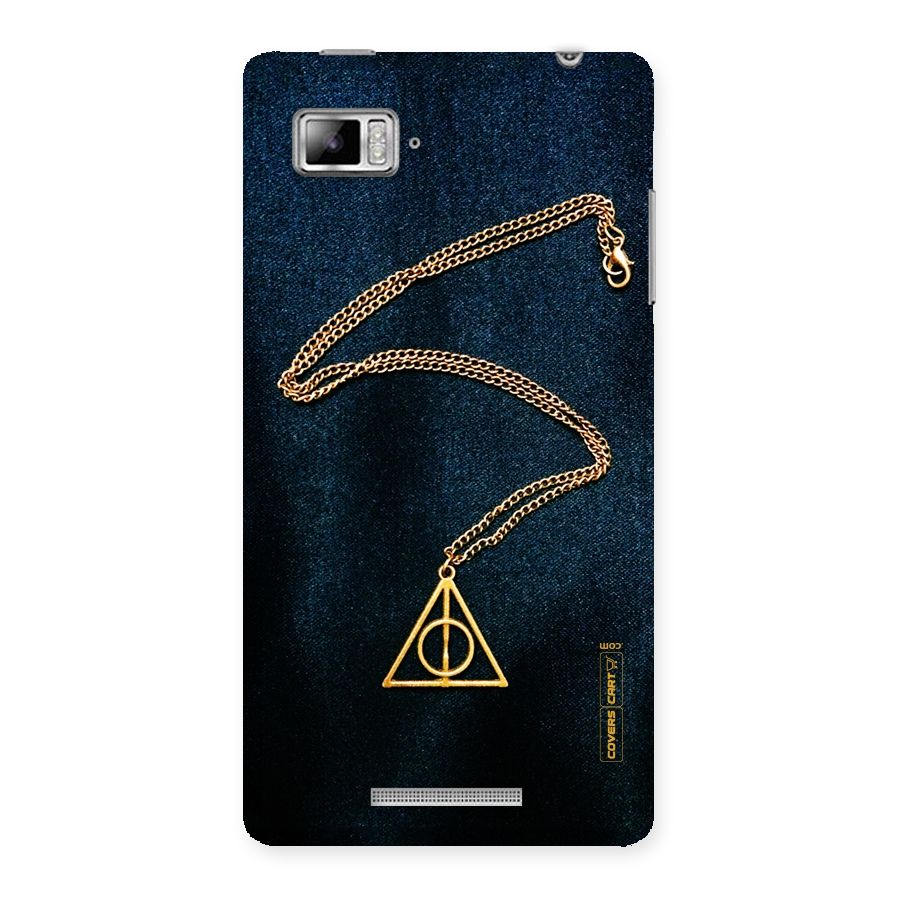 Golden Chain Back Case for Lenovo Vibe Z K910