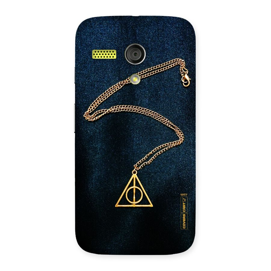 Golden Chain Back Case for Moto G