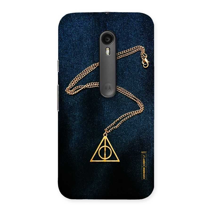 Golden Chain Back Case for Moto G3