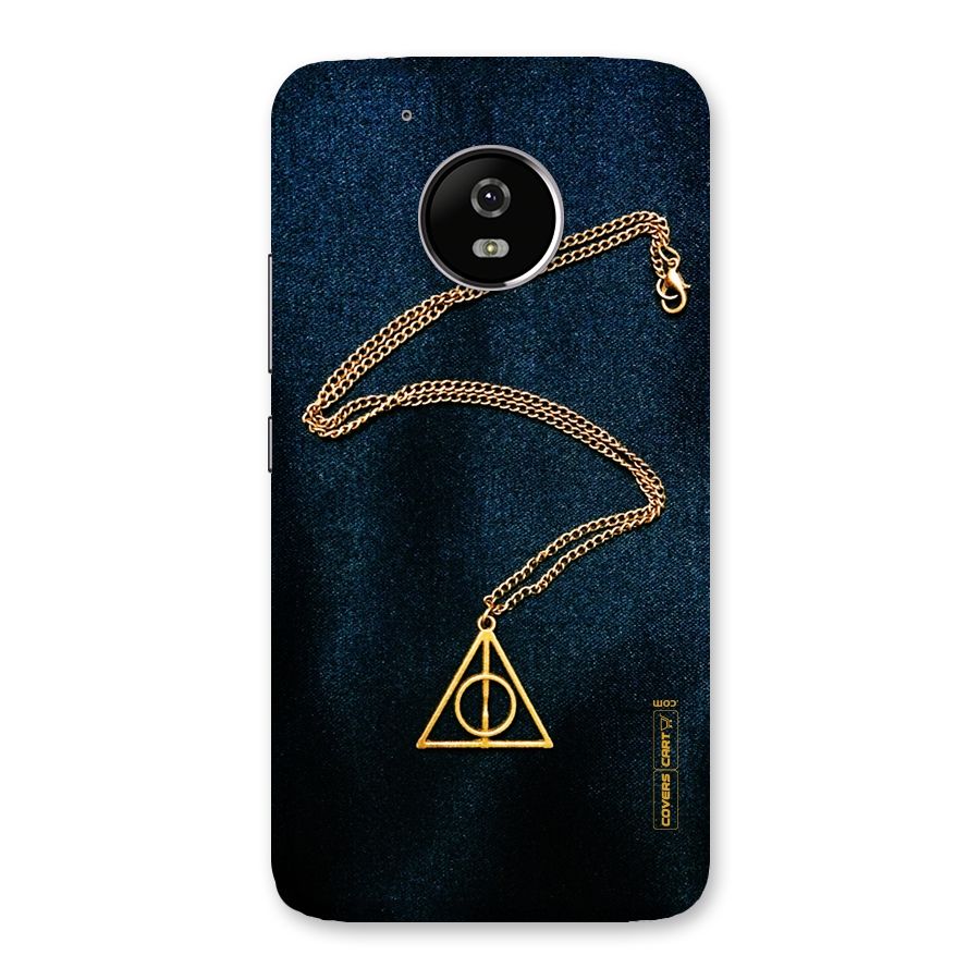 Golden Chain Back Case for Moto G5