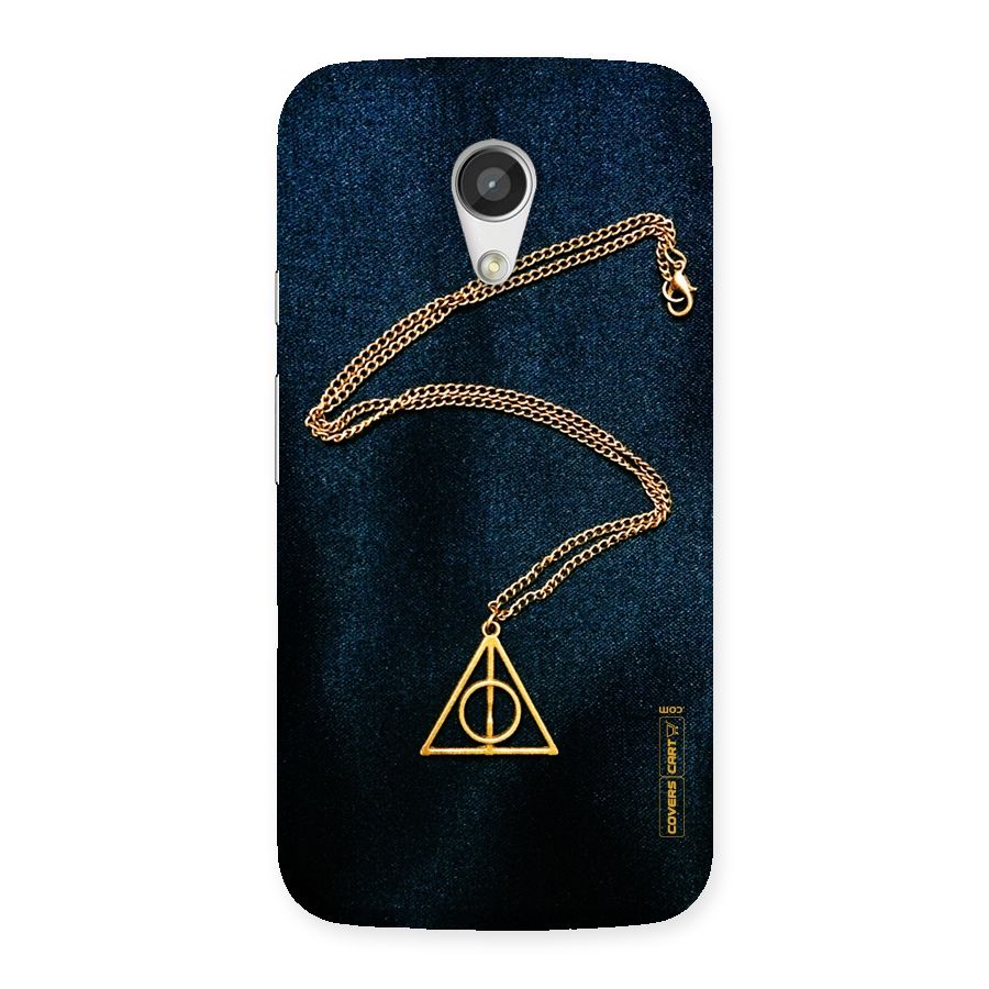 Golden Chain Back Case for Moto G 2nd Gen