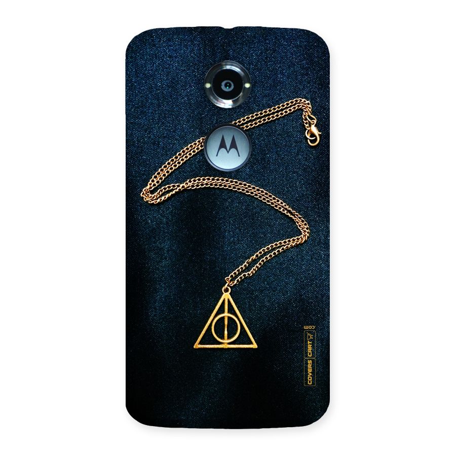 Golden Chain Back Case for Moto X 2nd Gen