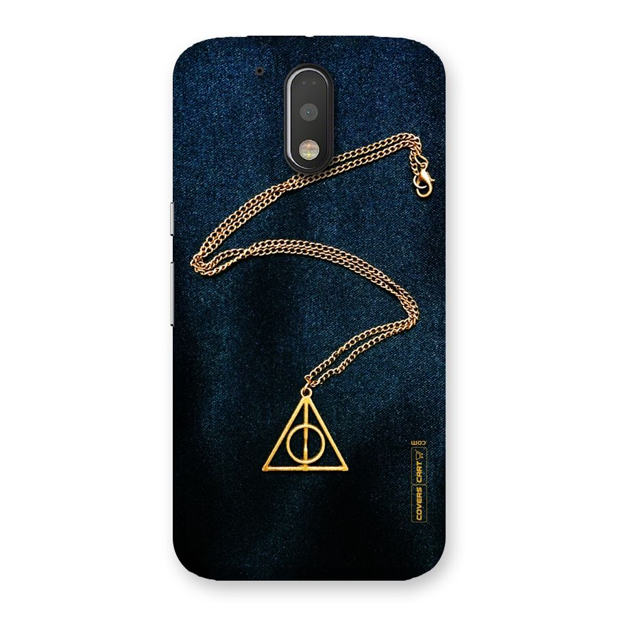 Golden Chain Back Case for Motorola Moto G4