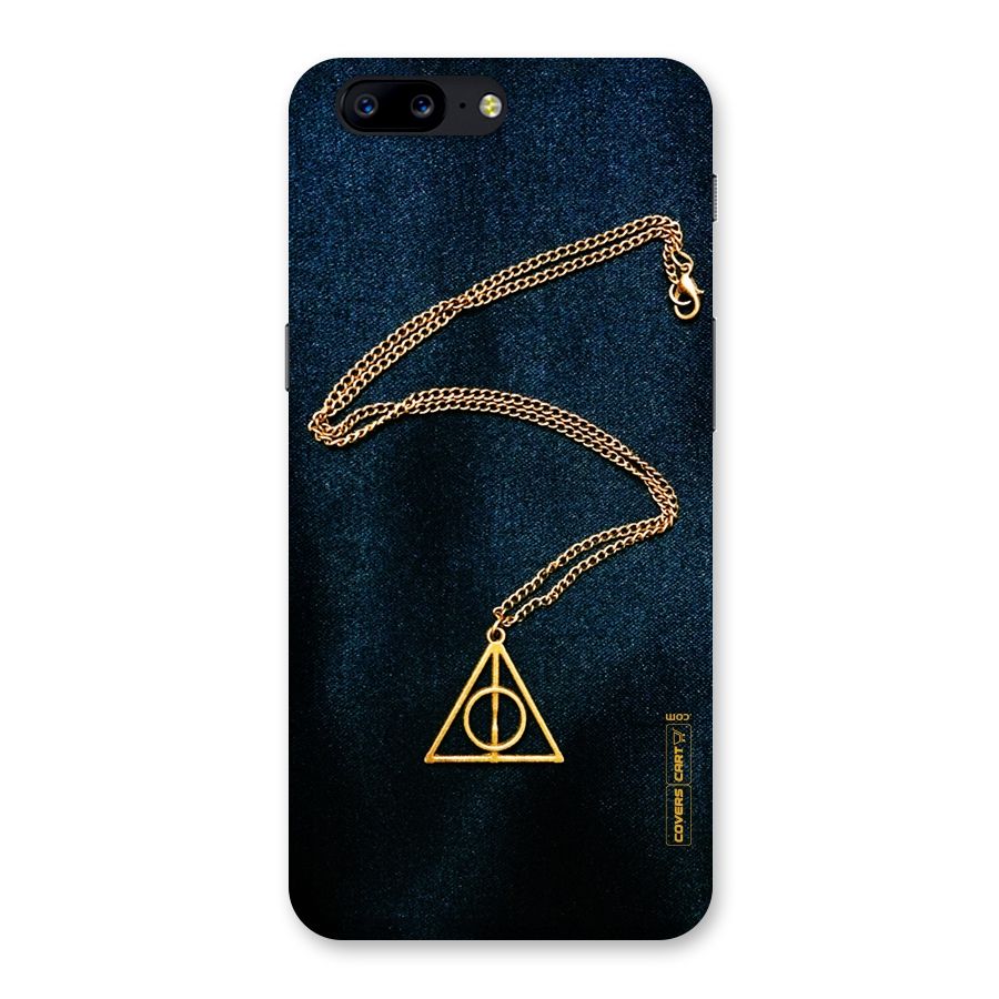 Golden Chain Back Case for OnePlus 5