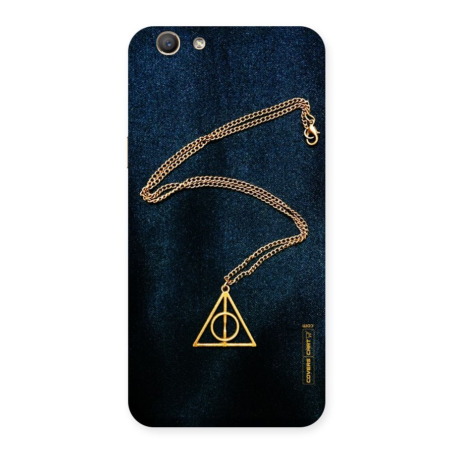 Golden Chain Back Case for Oppo F1s