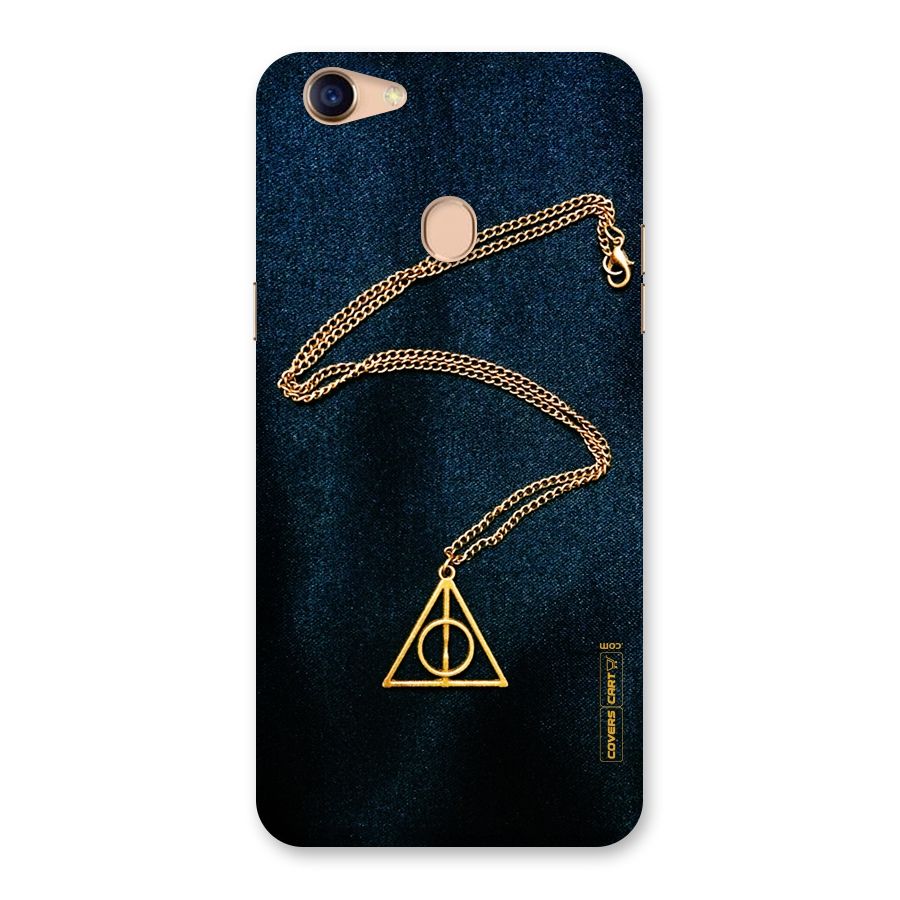 Golden Chain Back Case for Oppo F5
