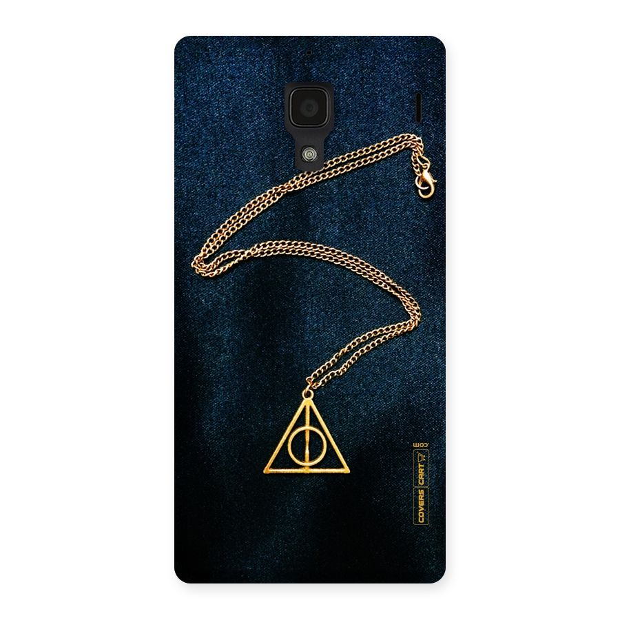 Golden Chain Back Case for Redmi 1S