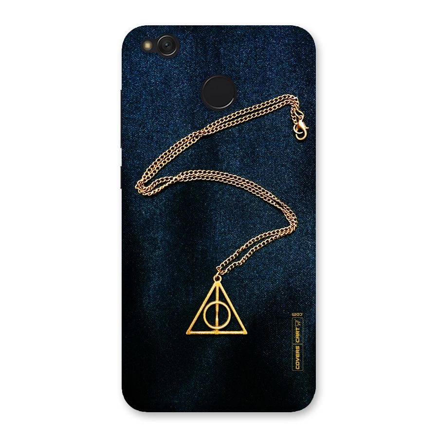 Golden Chain Back Case for Redmi 4