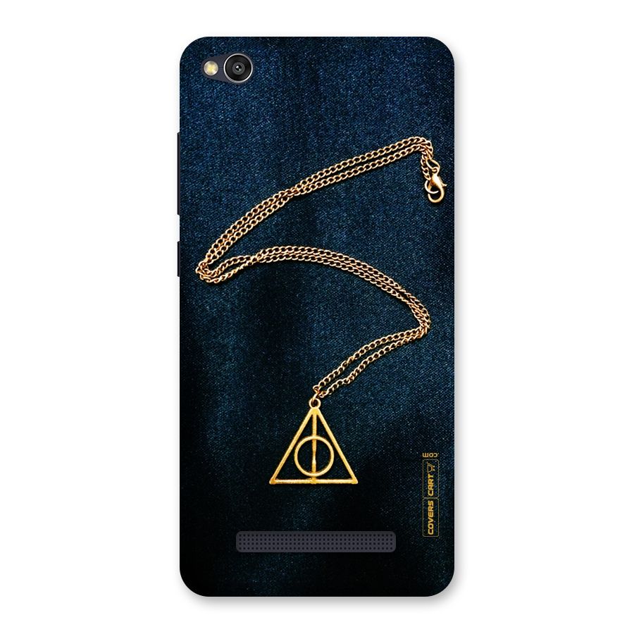 Golden Chain Back Case for Redmi 4A