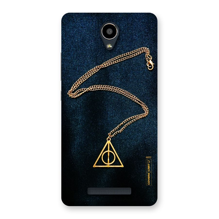 Golden Chain Back Case for Redmi Note 2