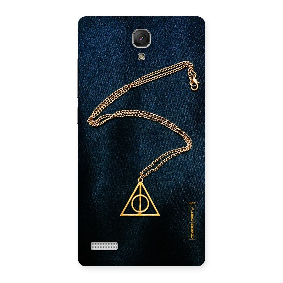Golden Chain Back Case for Redmi Note Prime