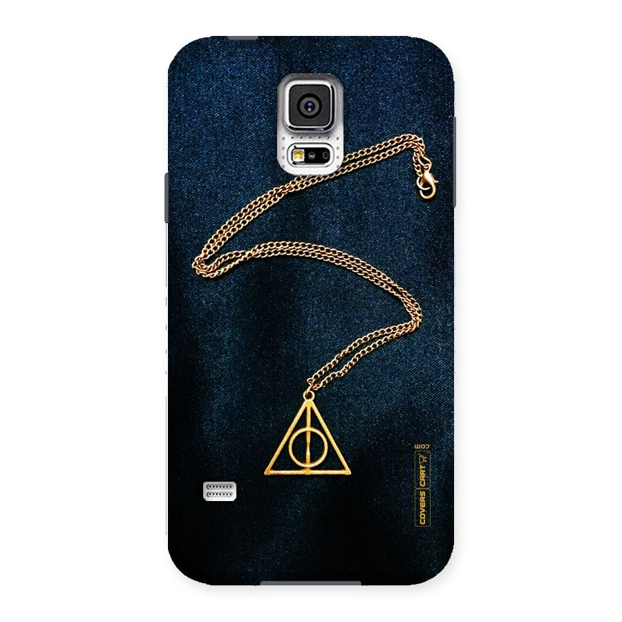 Golden Chain Back Case for Samsung Galaxy S5