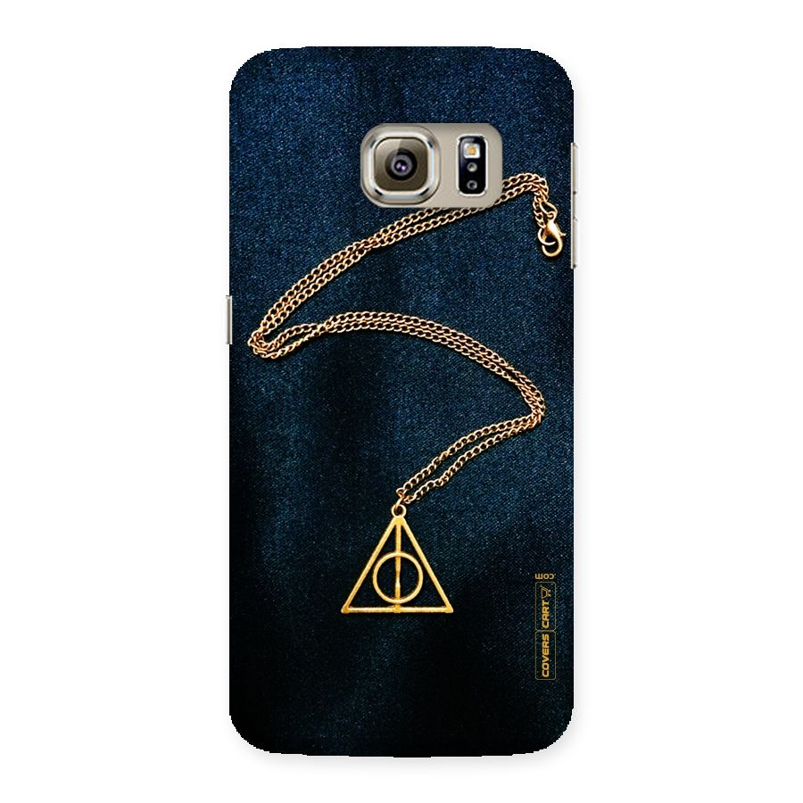 Golden Chain Back Case for Samsung Galaxy S6 Edge