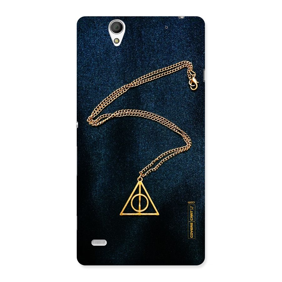 Golden Chain Back Case for Sony Xperia C4