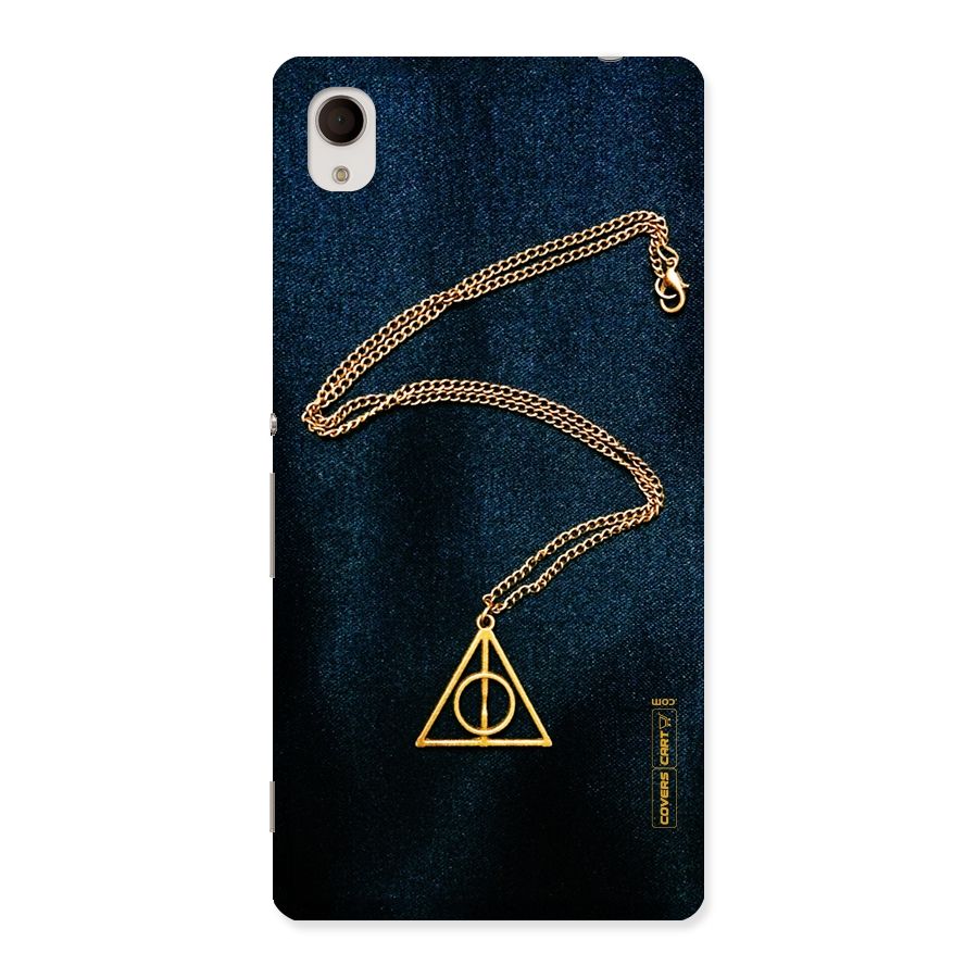 Golden Chain Back Case for Sony Xperia M4