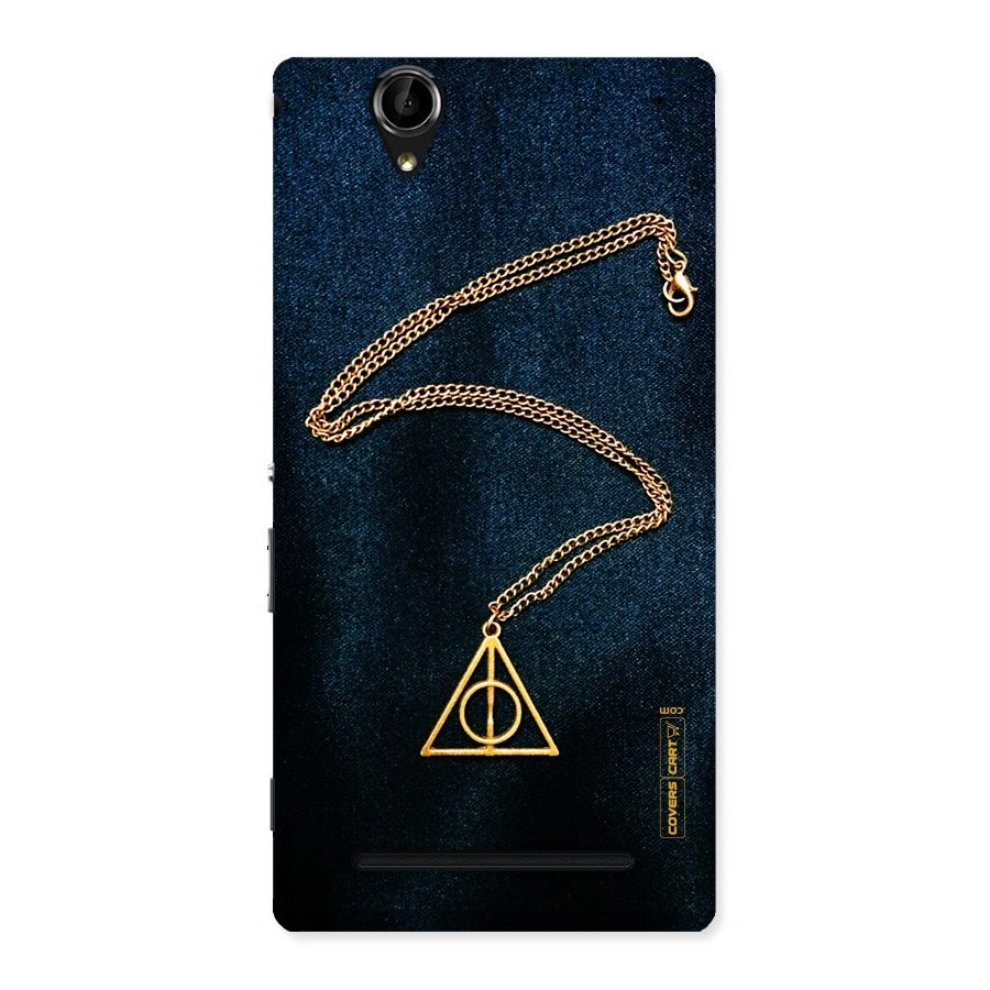 Golden Chain Back Case for Sony Xperia T2