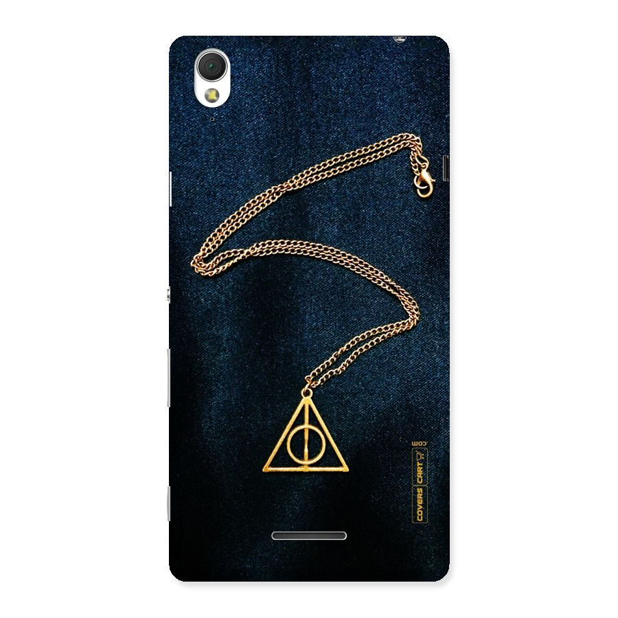 Golden Chain Back Case for Sony Xperia T3