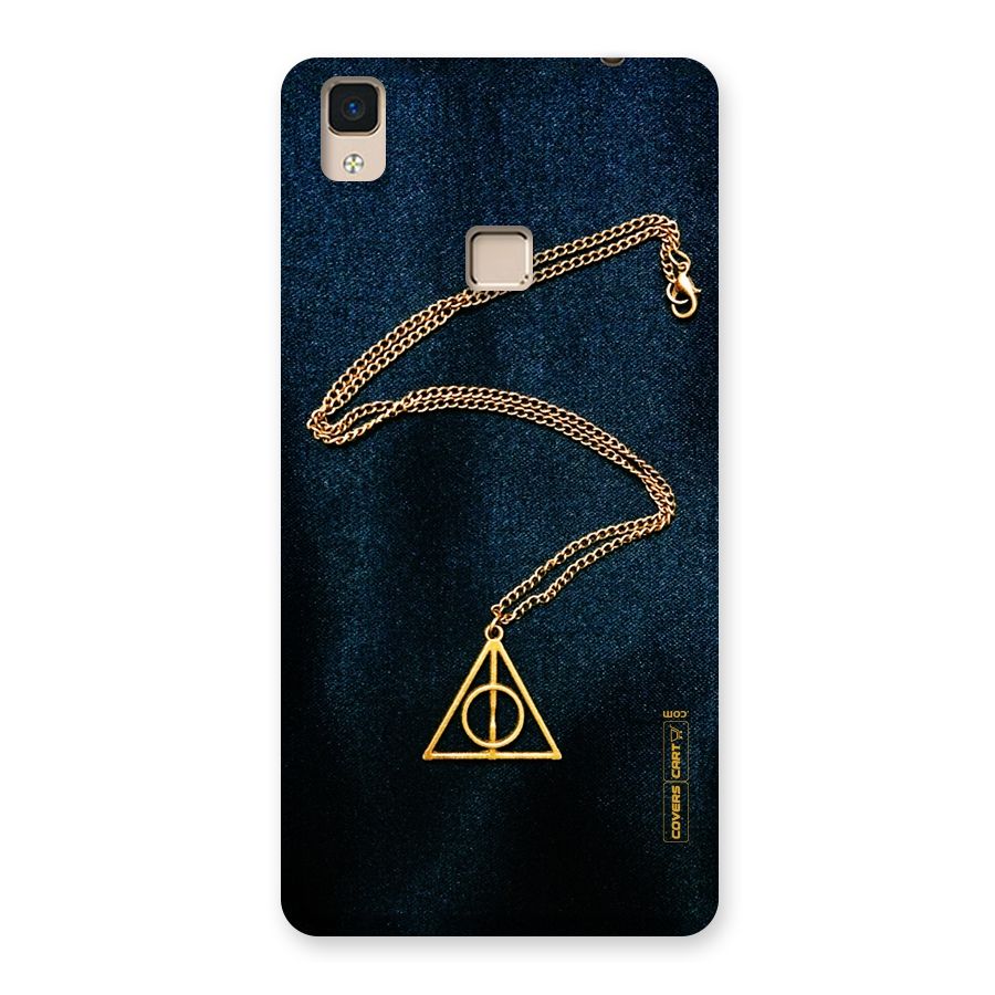 Golden Chain Back Case for V3 Max