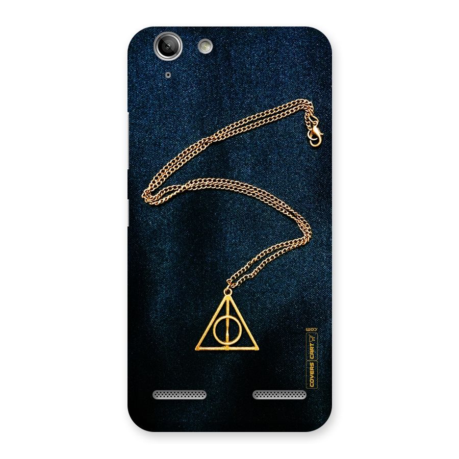 Golden Chain Back Case for Vibe K5