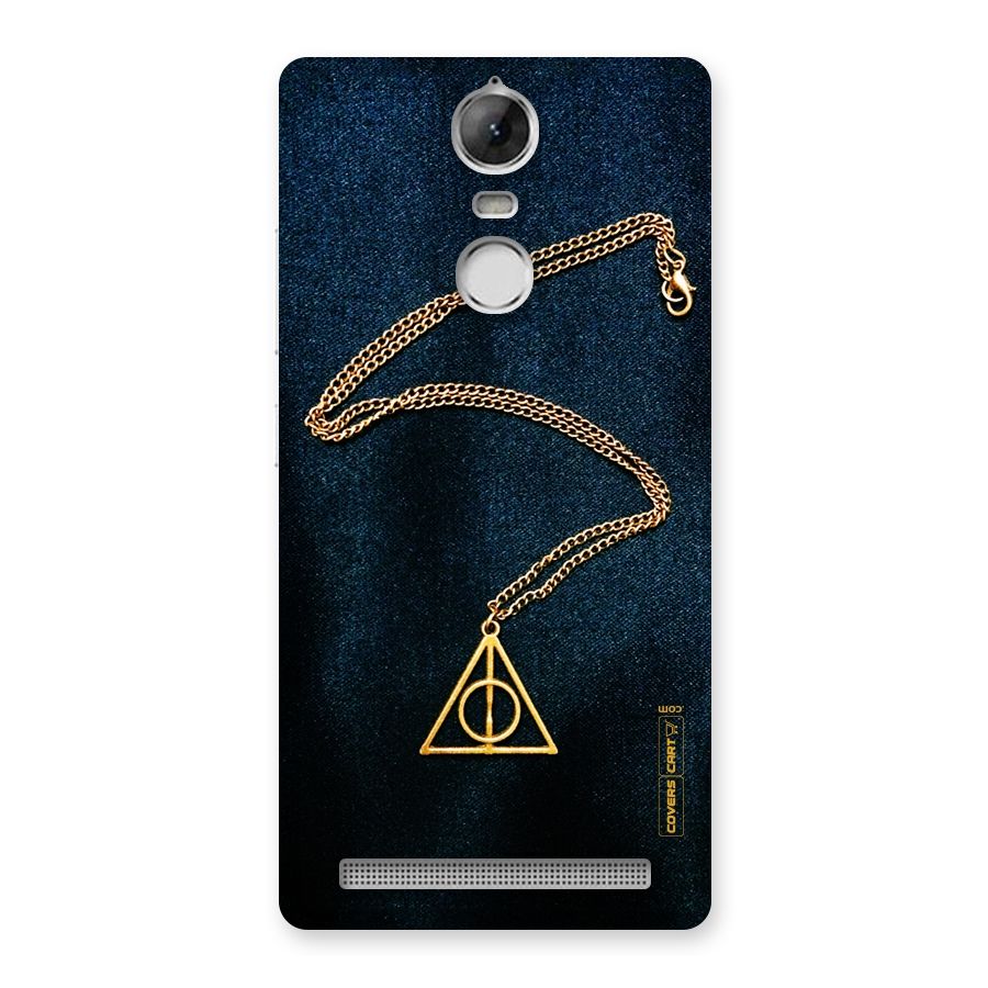 Golden Chain Back Case for Vibe K5 Note