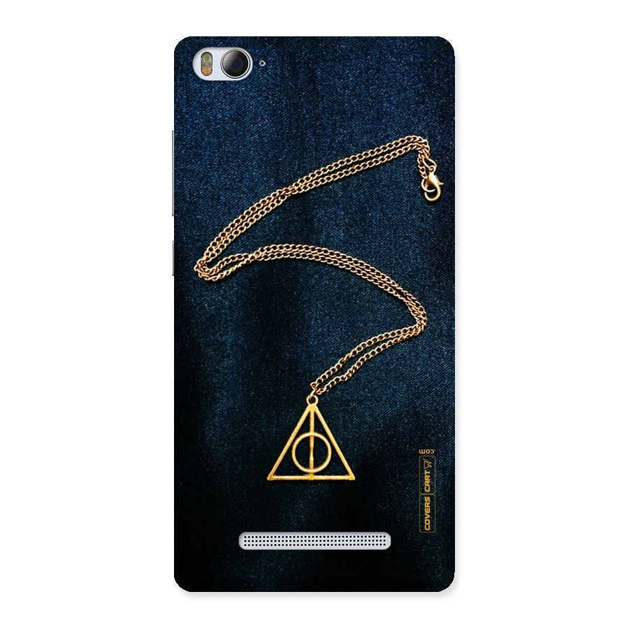 Golden Chain Back Case for Xiaomi Mi4i