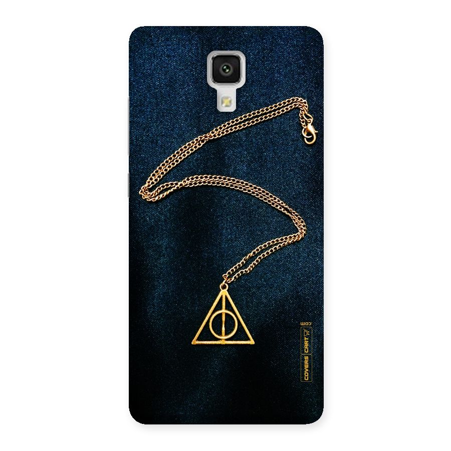 Golden Chain Back Case for Xiaomi Mi 4
