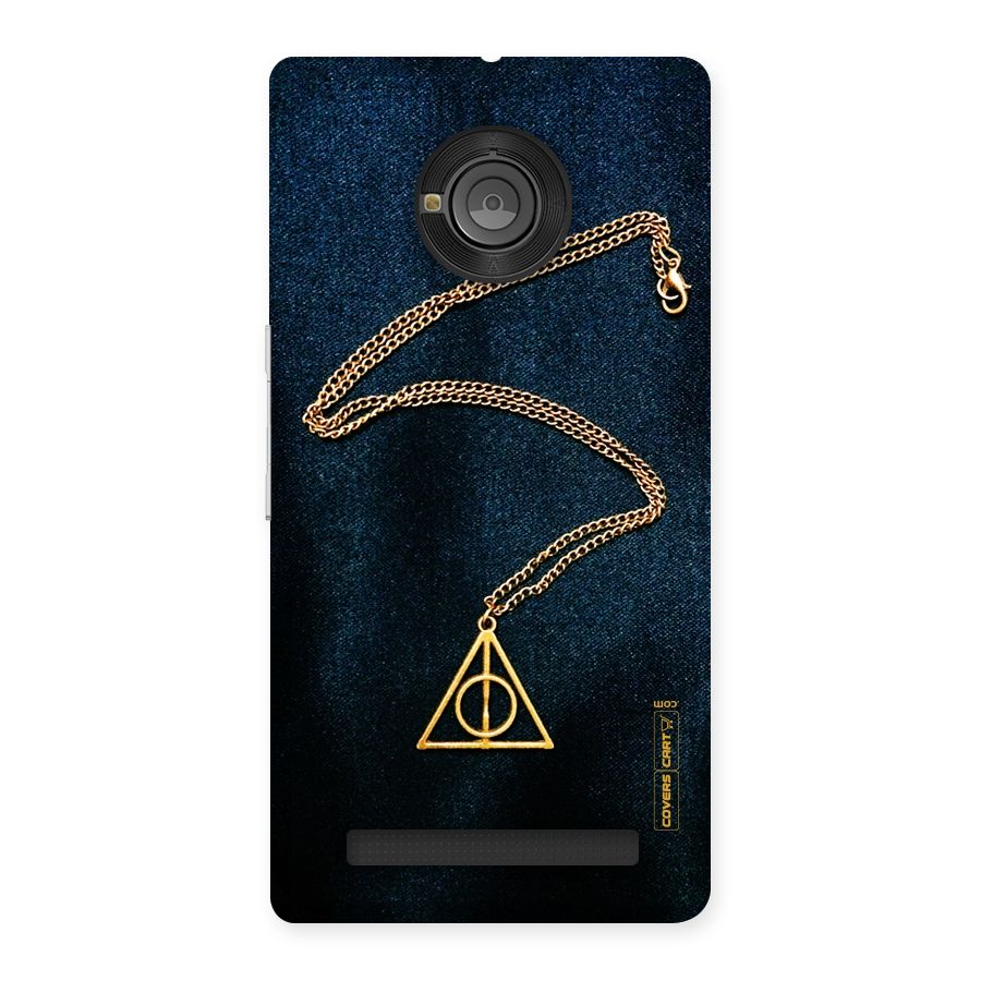 Golden Chain Back Case for Yu Yunique