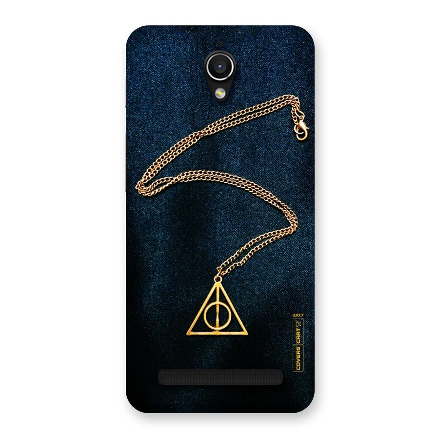 Golden Chain Back Case for Zenfone Go