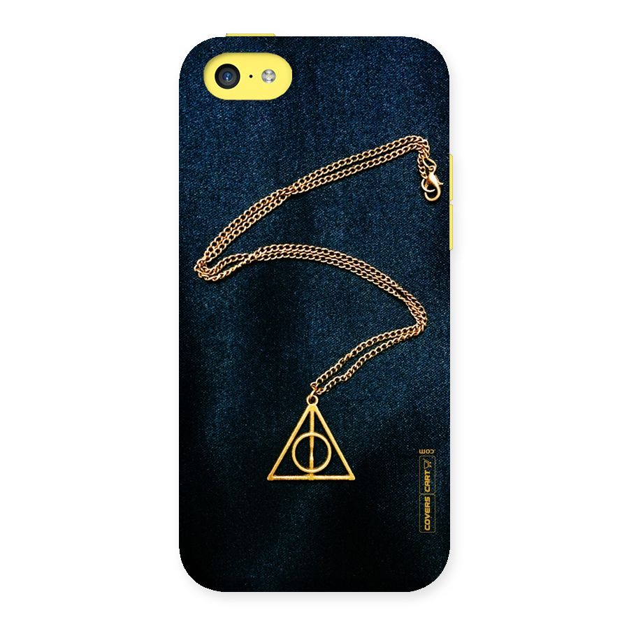 Golden Chain Back Case for iPhone 5C