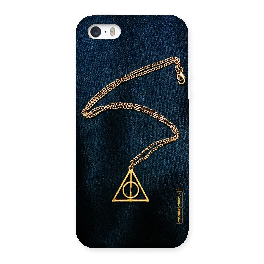 Golden Chain Back Case for iPhone 5 5S