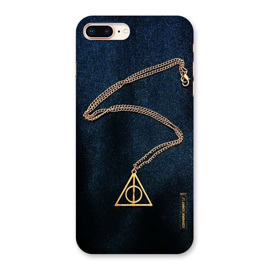 Golden Chain Back Case for iPhone 8 Plus