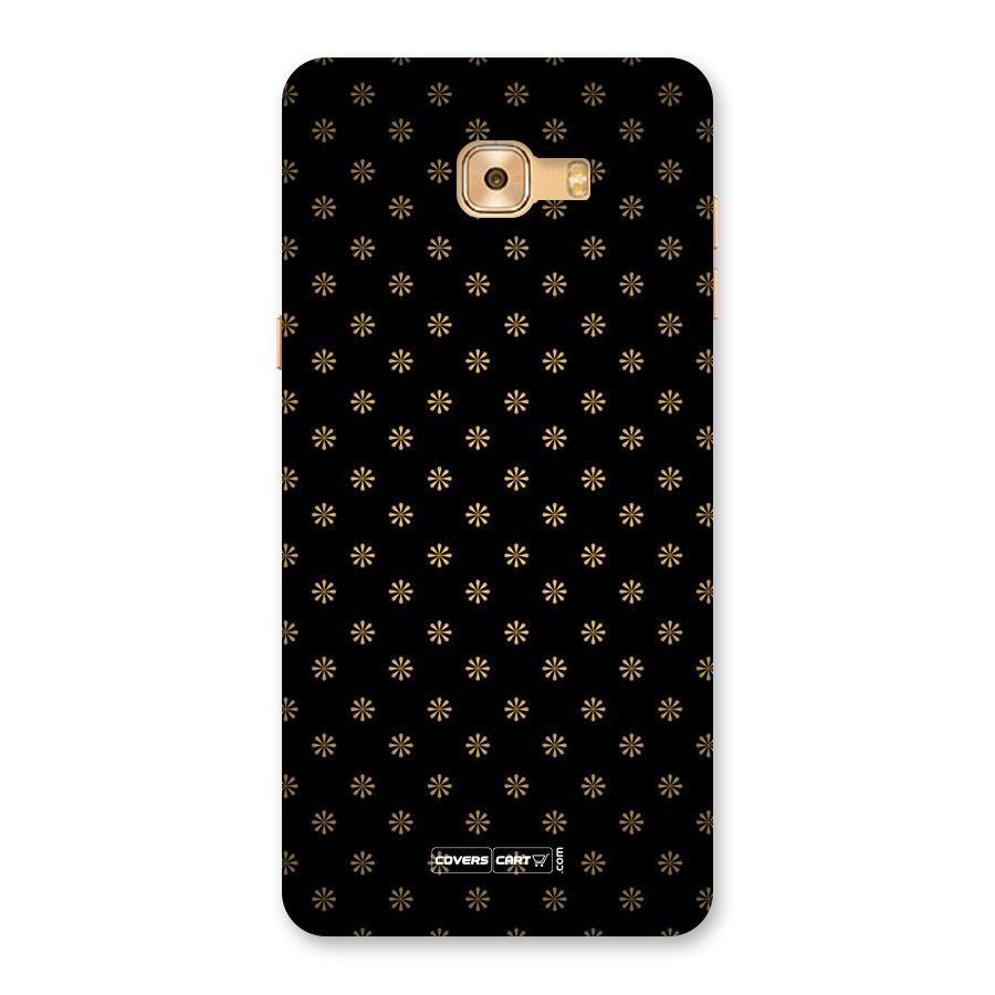 Golden Flowers Back Case for Galaxy C9 Pro