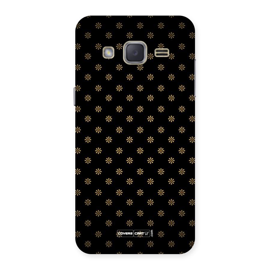 Golden Flowers Back Case for Galaxy J2