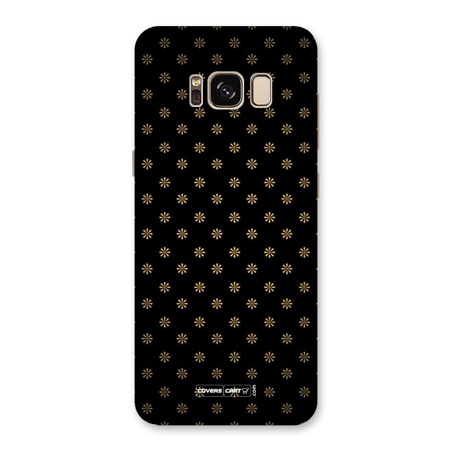 Golden Flowers Back Case for Galaxy S8
