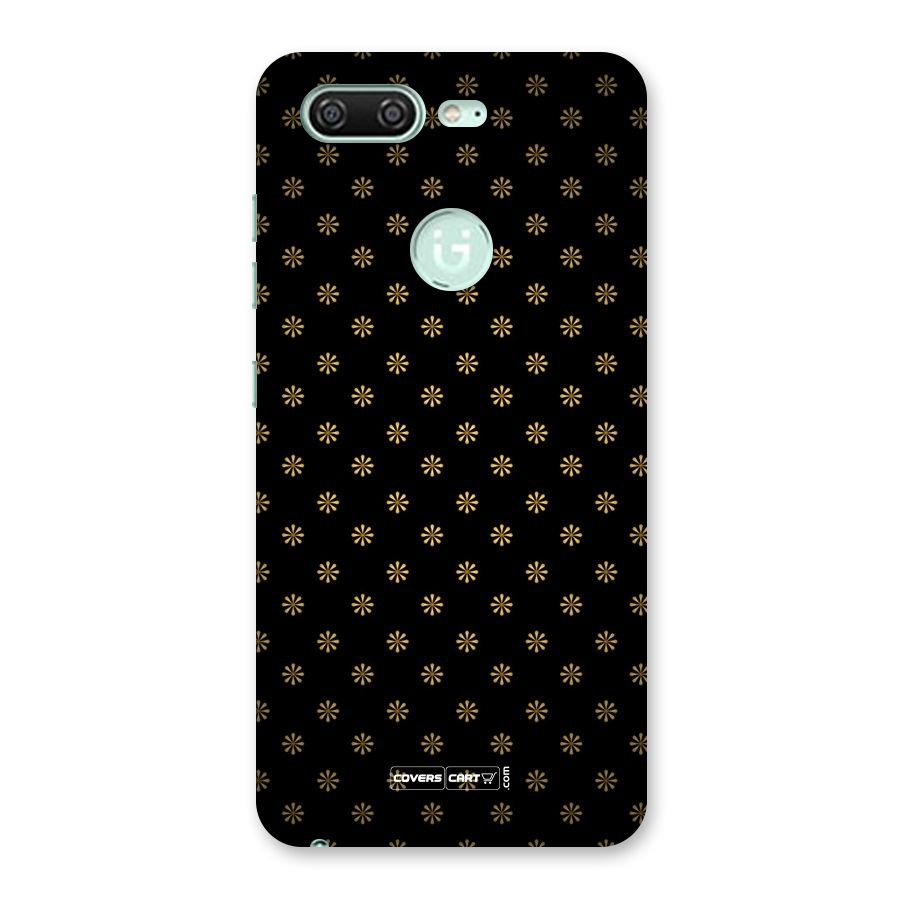 Golden Flowers Back Case for Gionee S10